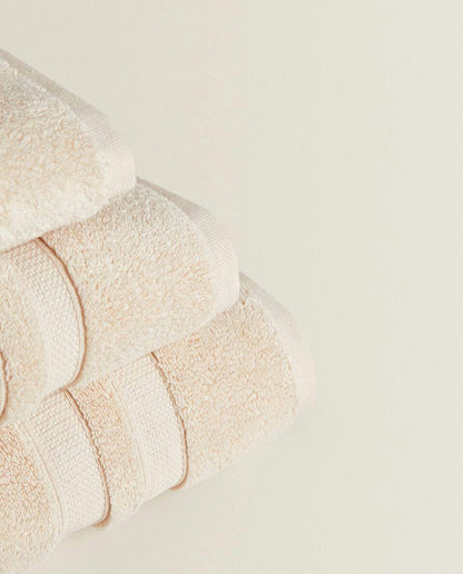 EXTRA SOFT TOWEL WITH DOUBLE BORDER